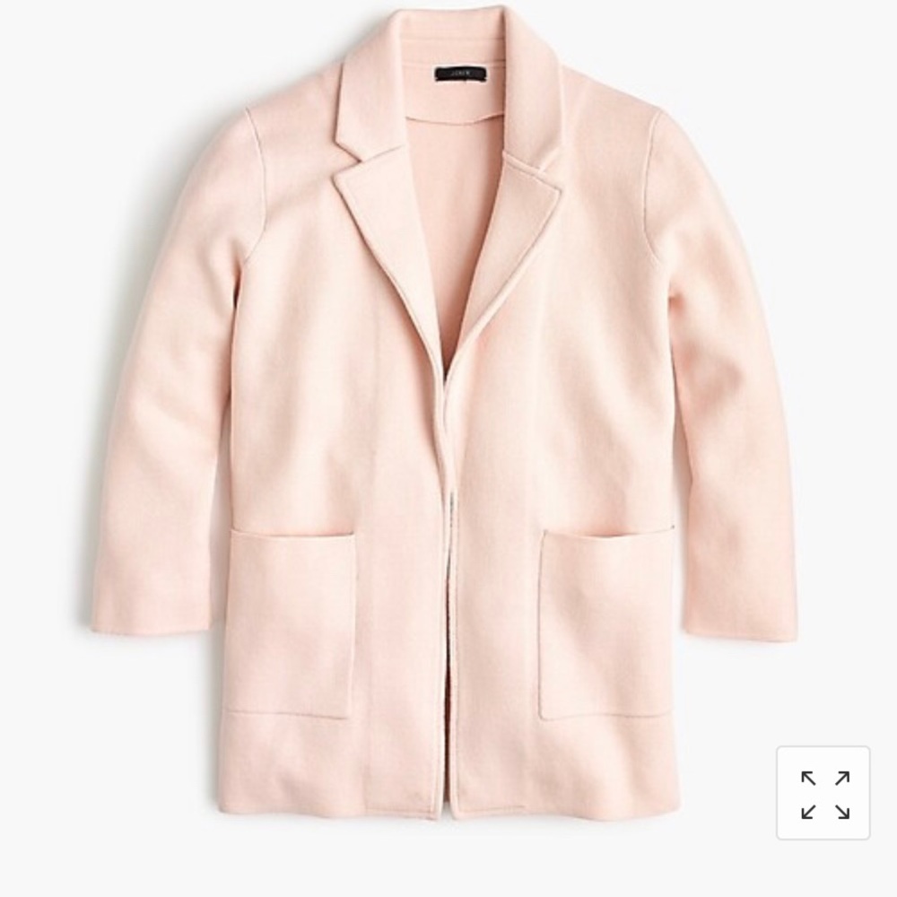 JCREW Sophie open-front sweater-blazer